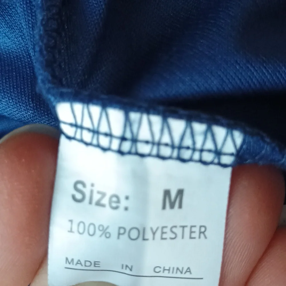 Men's Blue Athletic Pants - Picture 4 of 11